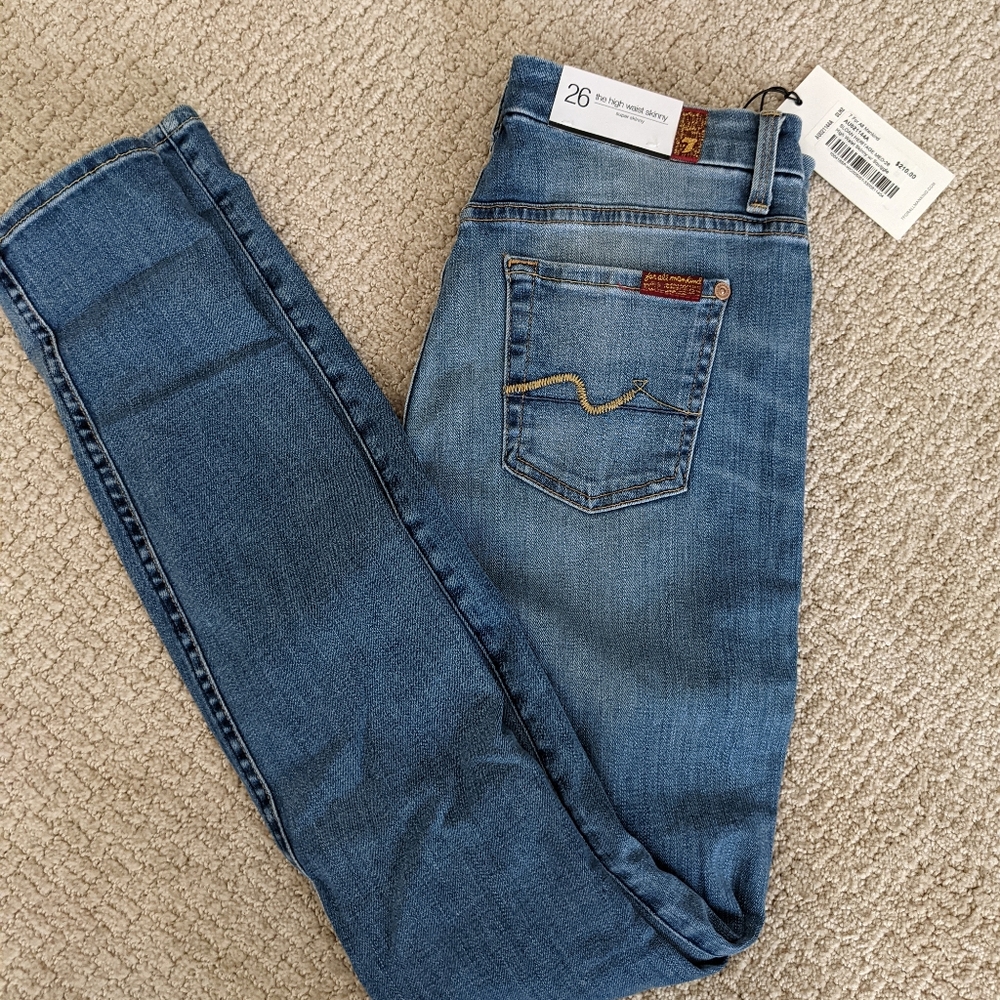 7 for all mankind skinny jeans